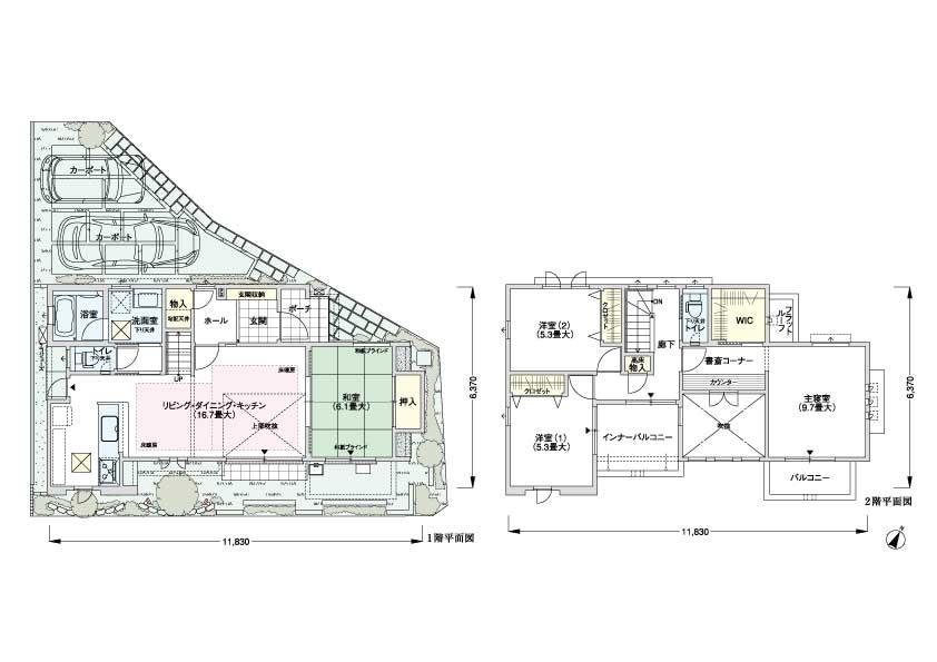 Floor plan. Japan's first! 