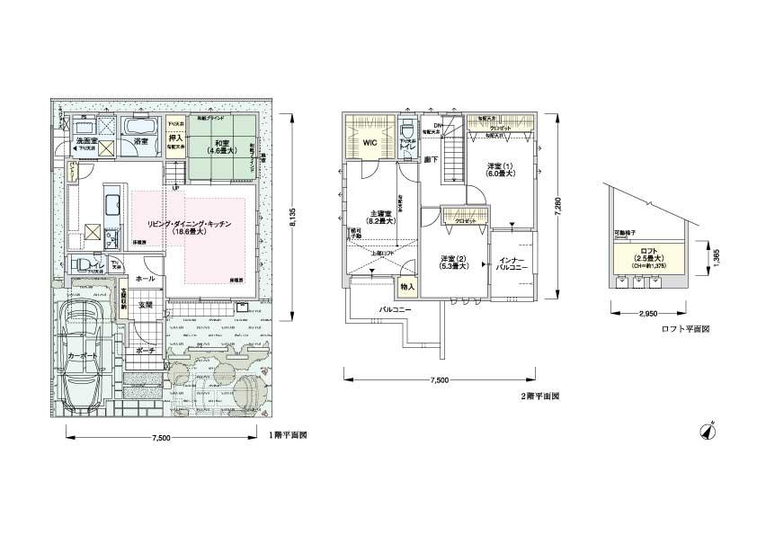 Floor plan. Japan's first! 