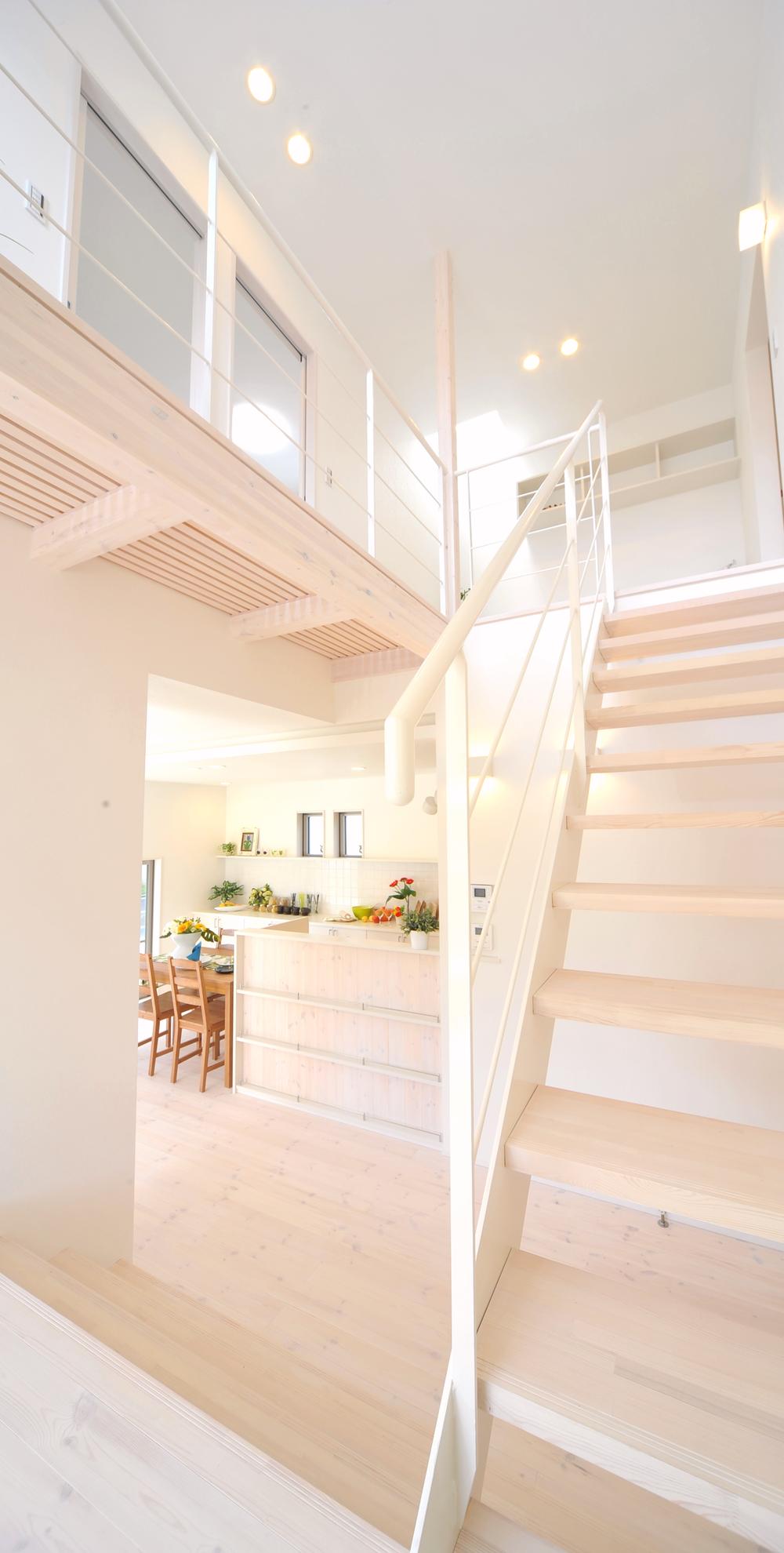 Model house photo. Space in which the kitchen can be expected is, We cherish the bonds of family. 