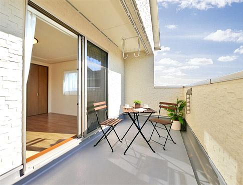 Balcony. 7-19 No. land ・ Model house