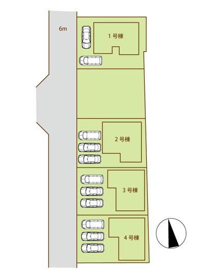 Compartment figure. 18,800,000 yen, 4LDK, Land area 132.08 sq m , Building area 100.03 sq m
