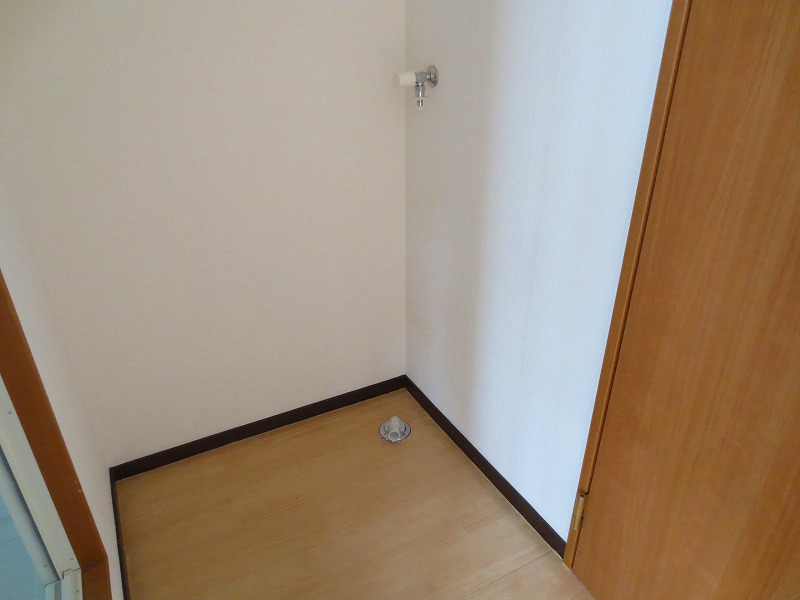 Washroom. Washing machine Storage