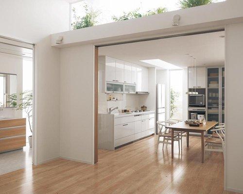 Other Equipment. Adopt the latest system Kitchen. Latest features such as a water purifier with a shower mixing valve in a multi-storage is standard equipment. All-electric specification if IH cooking heater. Glass top stove if gas specification.