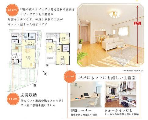 Living. No. 9 areas ・ Model house