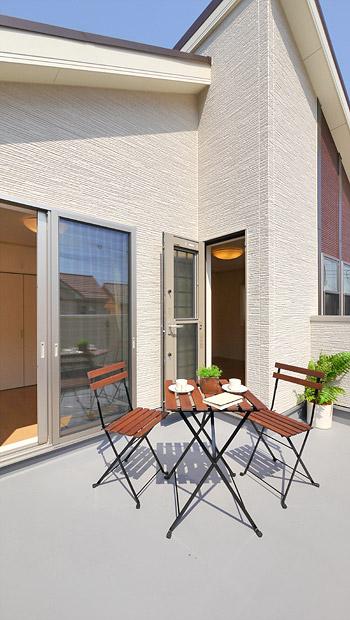 Balcony. Spacious wide balcony of 2WAY. The weather is nice is the space of the whole family of the rest, which can also basking. (B-12 No. land)