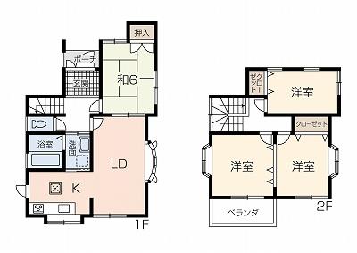 Floor plan. 14.8 million yen, 4LDK, Land area 103.84 sq m , Building area 82.8 sq m site (June 2013) Shooting Floor plan