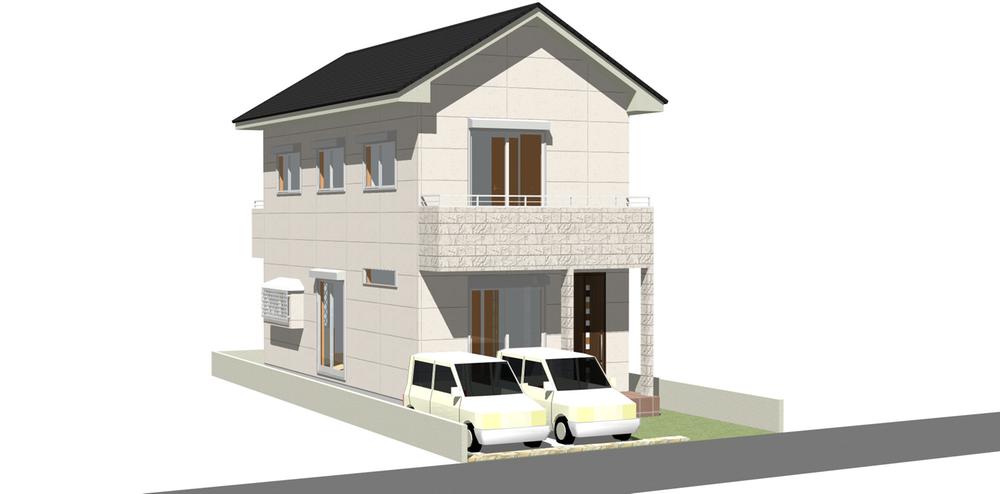 Building plan example (Perth ・ appearance). Complete image Perth