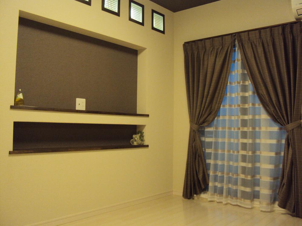 Model house photo. Model house (bedroom)