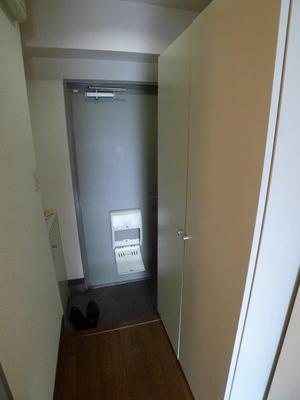 Entrance. With shoe box.