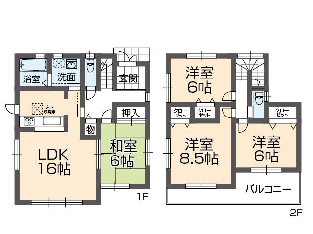 Non-living room. Floor plan No. 4 place