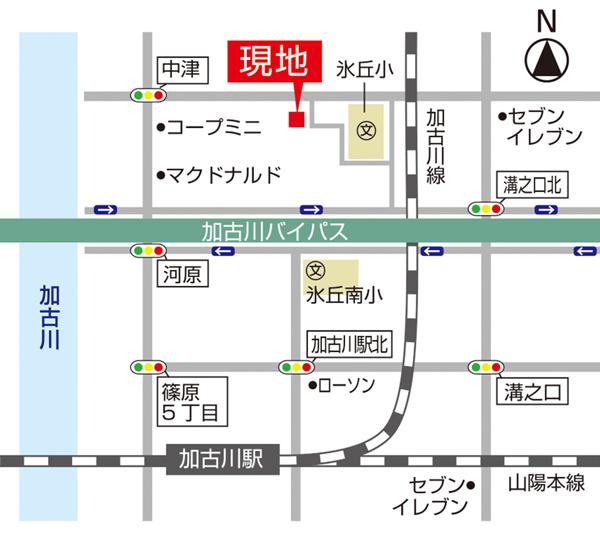 Local guide map.  ※ Near the guide map