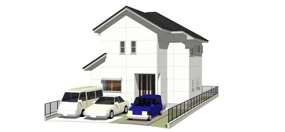 Building plan example (Perth ・ appearance). Rendering