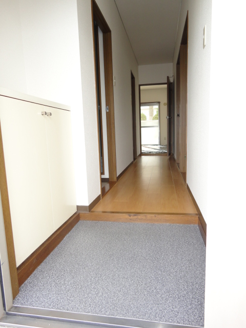 Entrance. With cupboard!