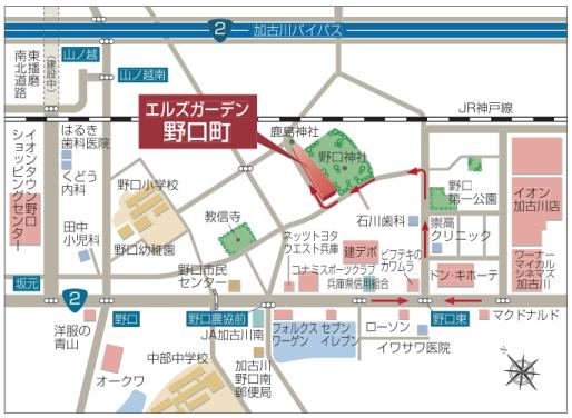 Access view. Area Map