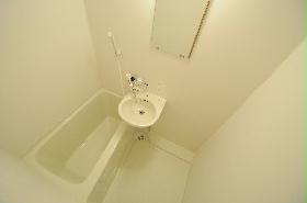 Bath. With bathroom dryer