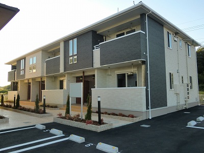 Building appearance. Family like recommended 3LDK new construction! ! Counter Kitchen