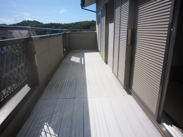 Balcony. Sunny balcony