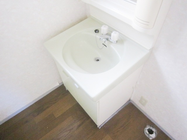 Washroom. Independent wash basin