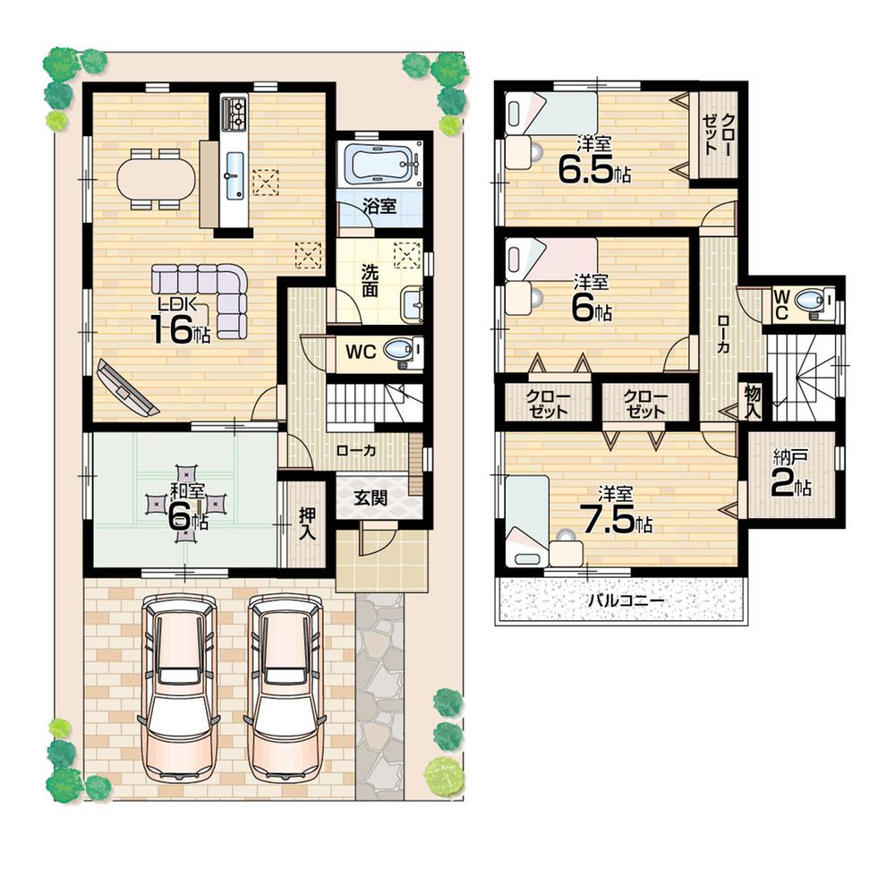 Floor plan. 21,800,000 yen, 4LDK, Land area 150.01 sq m , Building area 101.65 sq m floor plan