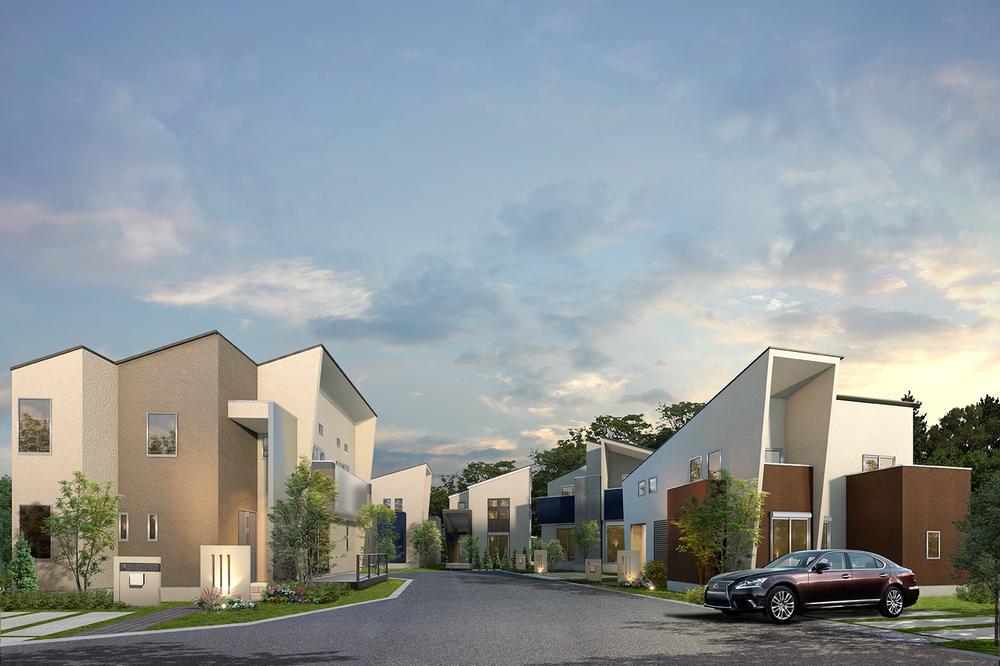 Building plan example (Perth ・ appearance). Cityscape Perth