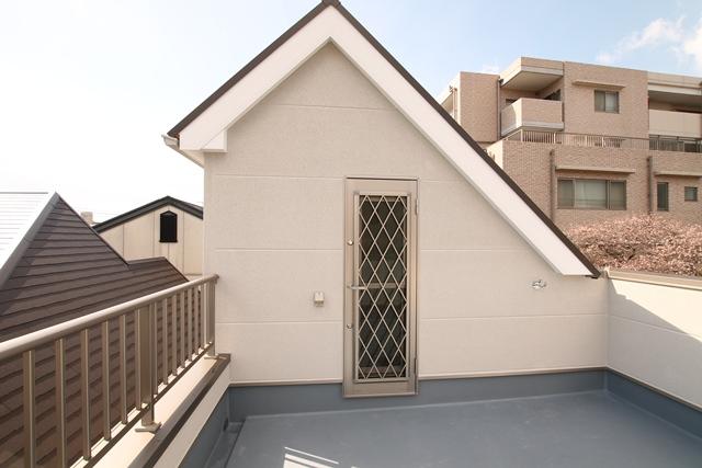 Balcony. Plan that was adopted rooftop balcony. Often very day, Also ideal as a space in which children play. Our enforcement example