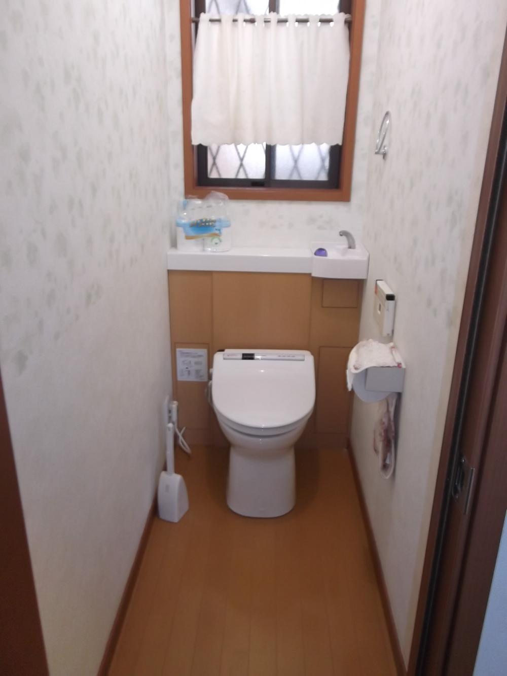 Toilet. The first floor toilet