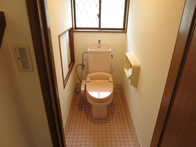 Toilet. The first floor toilet