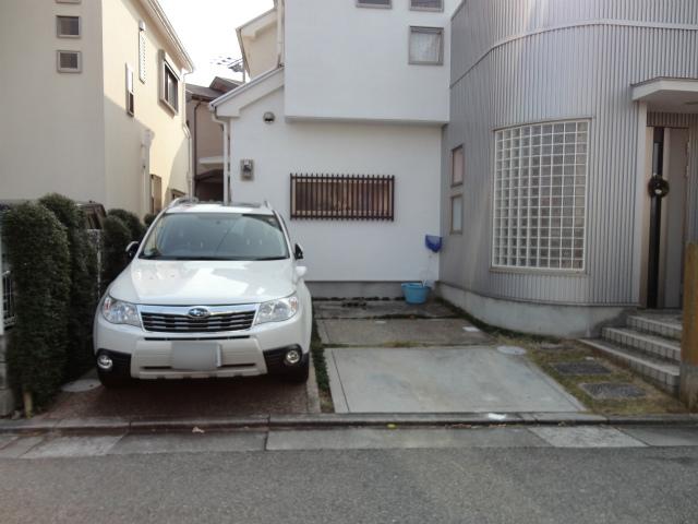 Parking lot. Parking space