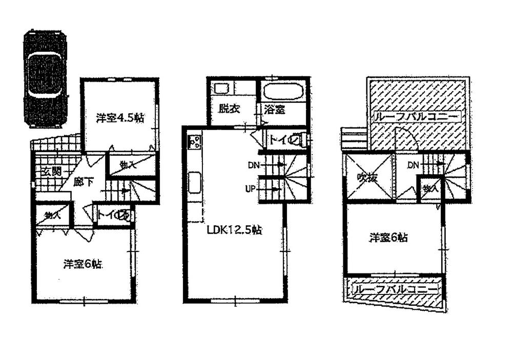 Floor plan. 24,800,000 yen, 3LDK, Land area 81.02 sq m , Building area 74.34 sq m floor plan