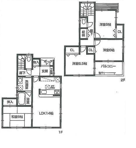 Floor plan. 28.8 million yen, 4LDK, Land area 100.13 sq m , Building area 93.55 sq m