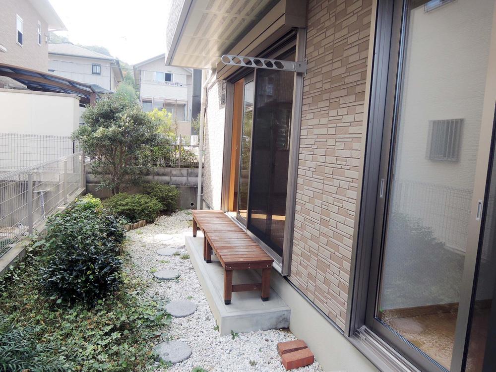 Garden. Local shooting