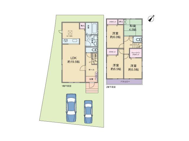 Floor plan. 17.8 million yen, 4LDK, Land area 118.59 sq m , Building area 99.36 sq m