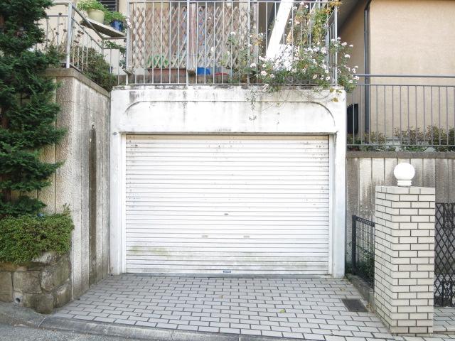 Parking lot. Garage Property