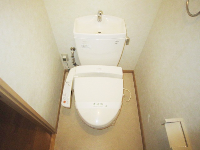 Toilet. Washlet also standard equipment