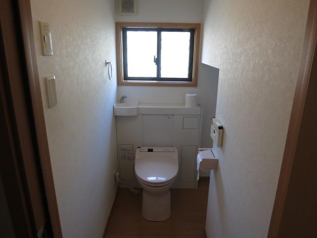 Toilet. The first floor toilet