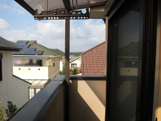 Balcony. Northwest side balcony