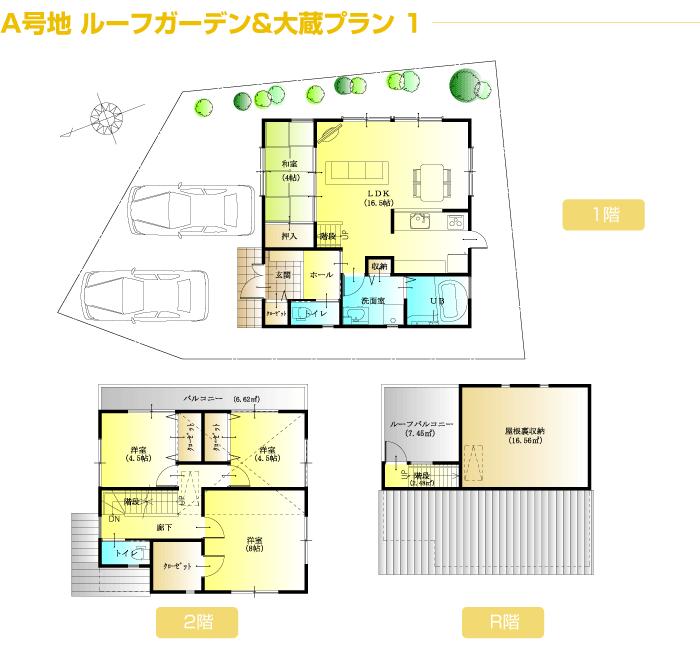 Compartment figure. Daiichi home of Roof Garden
