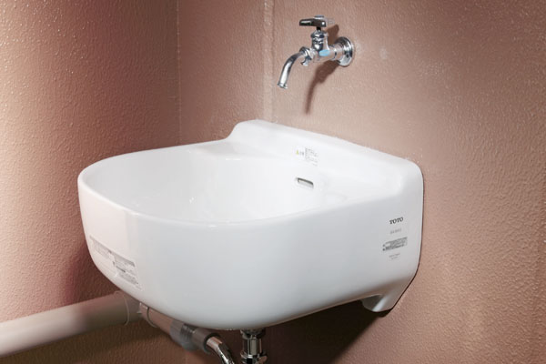 balcony ・ terrace ・ Private garden.  [Slop sink (SK)] Slop sink of balcony, Gardening water and rear, It is also useful when you wash the outdoor goods (same specifications)