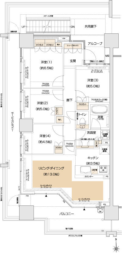 Floor: 4LDK, occupied area: 82.91 sq m, Price: TBD