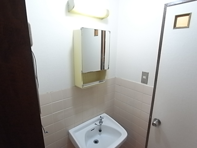 Washroom. Independent wash basin