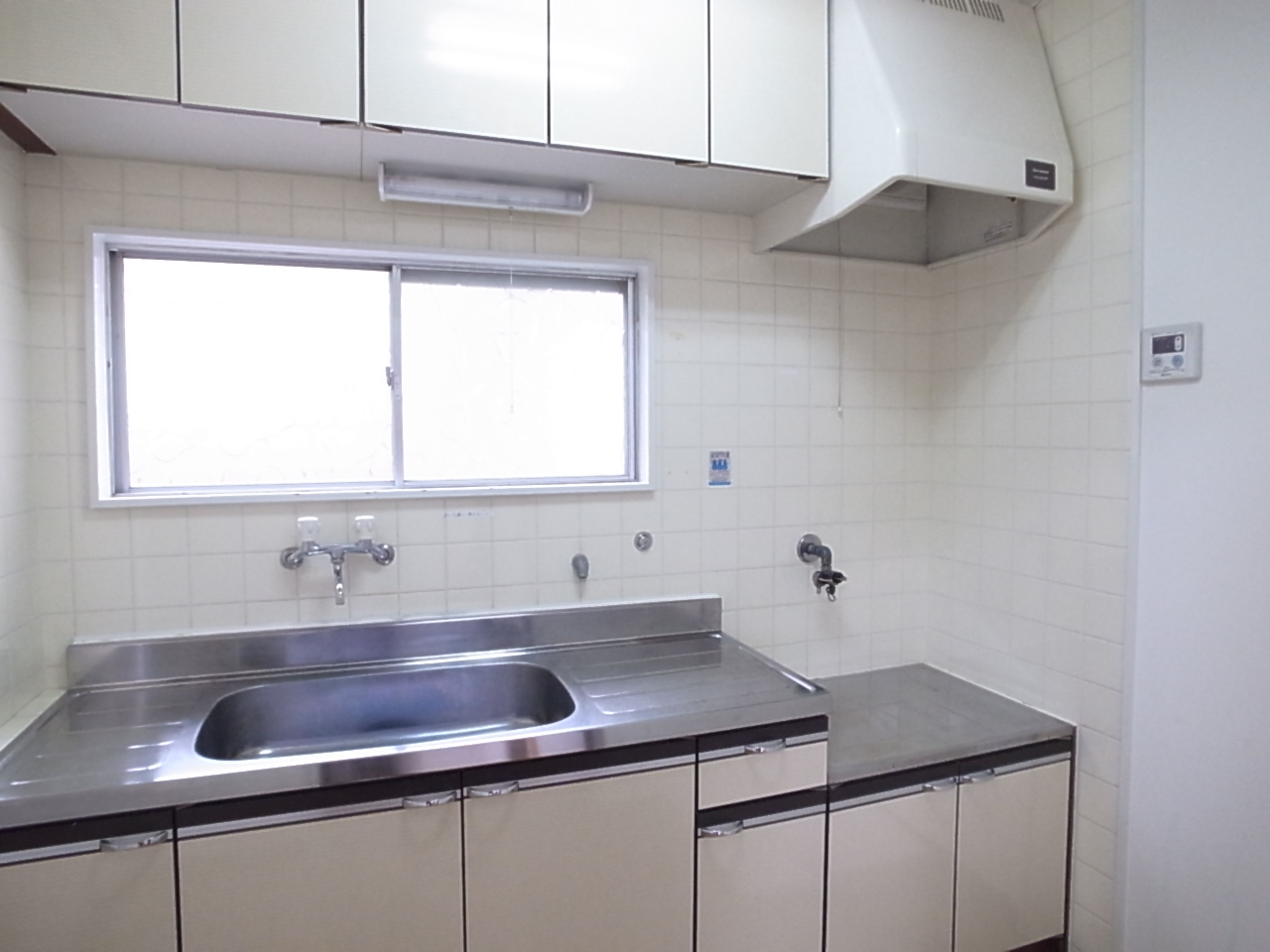 Kitchen. It will be bright and there is a window in the kitchen