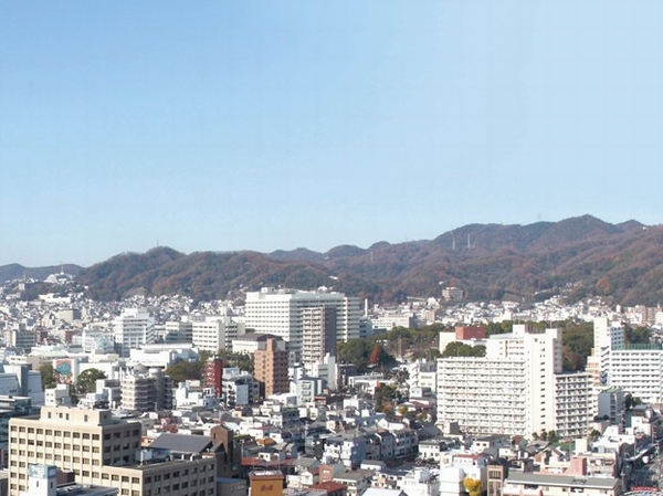 Landscape overlooking the southwest. Views of the mountains of Rokko, Transitory of four seasons you can feel ( ※ )