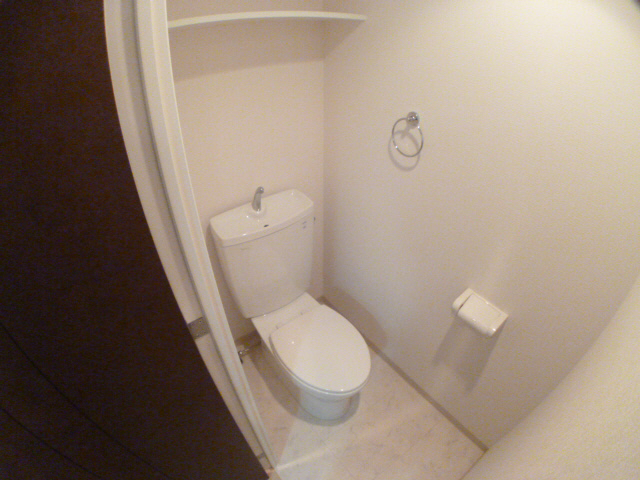 Toilet. Is another of the floor of the room.