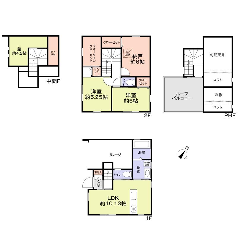 Floor plan. 30,800,000 yen, 2LDK + S (storeroom), Land area 56.22 sq m , Building area 86.86 sq m floor plan
