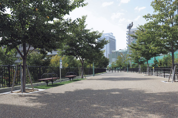 Surrounding environment. Harbor line promenade (a 4-minute walk ・ About 260m)
