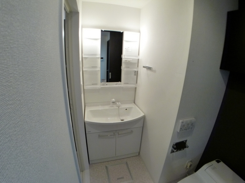 Washroom. Basin dressing room was spacious