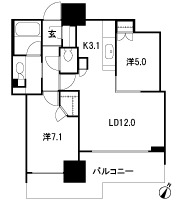 Floor: 2LD · K + WIC + SIC, the occupied area: 60.33 sq m, Price: 43.8 million yen