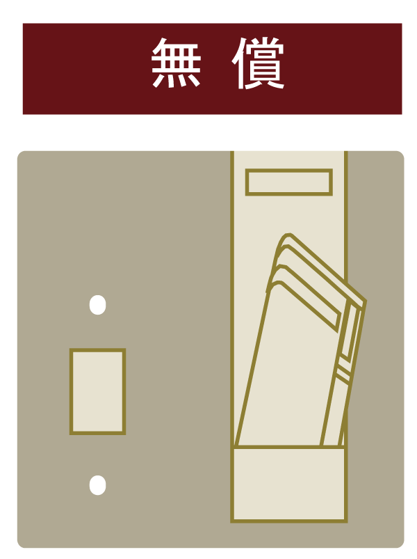 Variety of services.  [Morning newspaper delivery service] It will deliver to new 聞受 of each residence the morning paper, There is no time to go to take the newspaper to the first floor in a busy morning, Room is born to the time ※ It is provided by the newsagent (PICT)