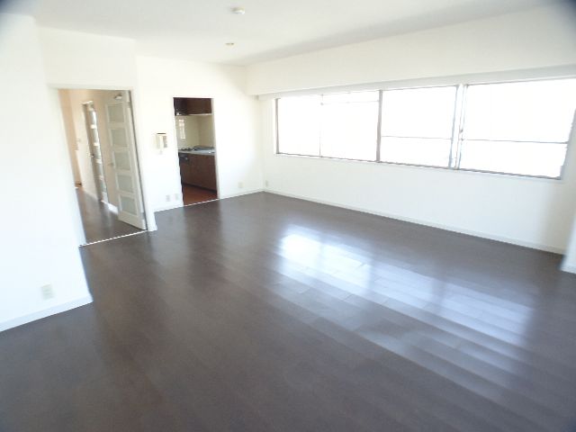 Living and room. Two-sided lighting living.