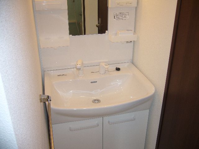 Washroom. Washbasin morning Shan of the can